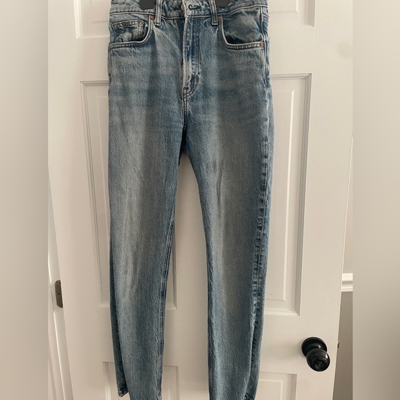 Reformation (Liza) Light Blue Straight Leg Jeans - Picture 1 of 4